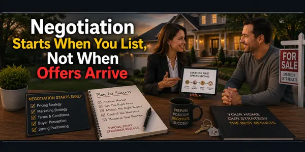 Negotiation Starts When You List, Not When Offers Arrive