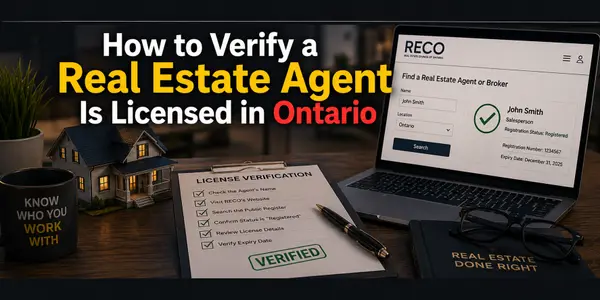 How to Verify a Real Estate Agent Is Licensed in Ontario