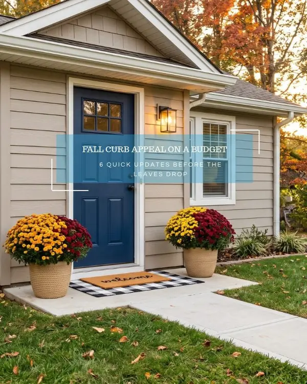 Fall Curb Appeal on a Budget: 6 Quick Updates Before the Leaves Drop