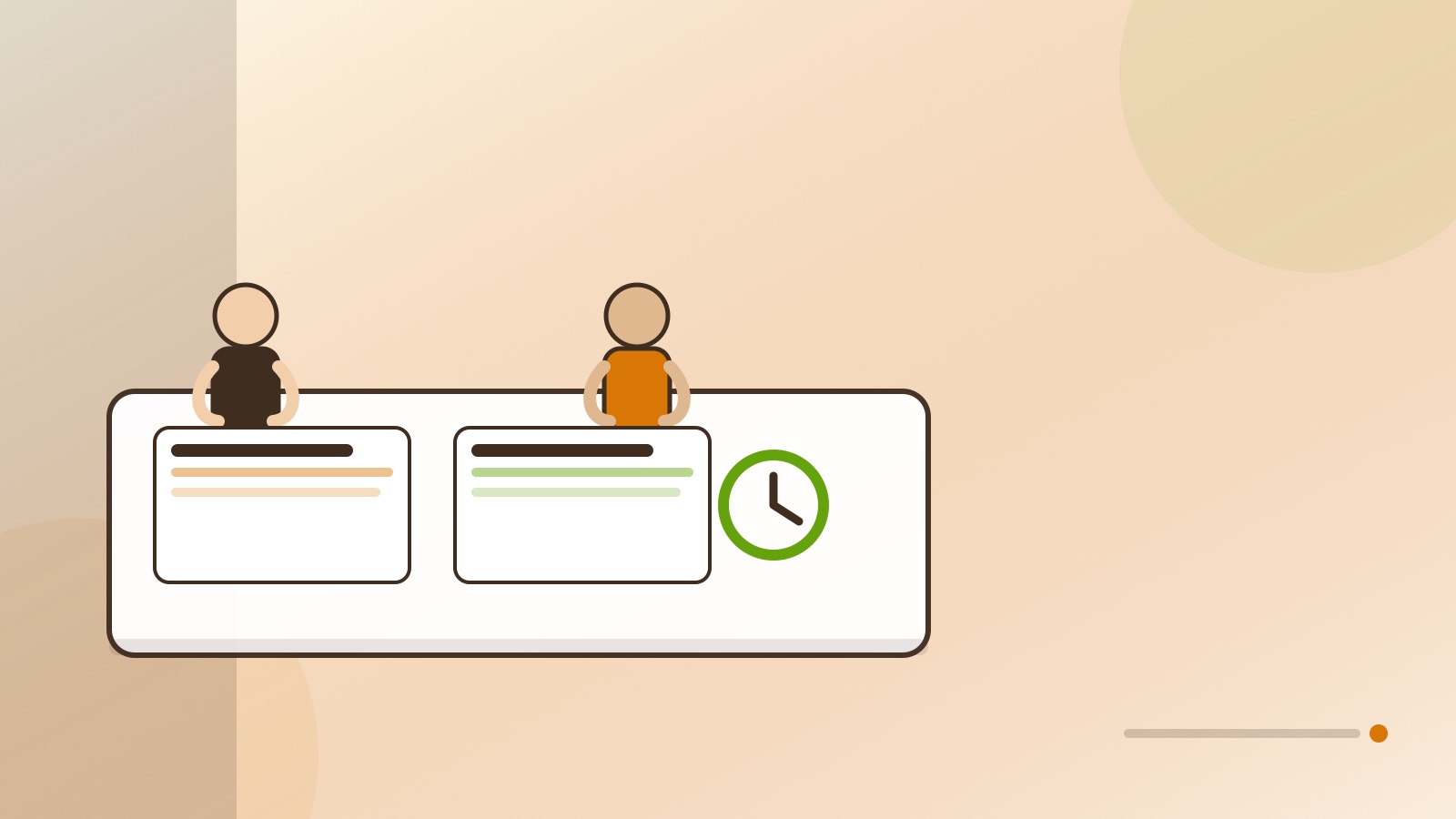 Homeowner and agent sorting tax bill, assessment notice, and market worksheet by date