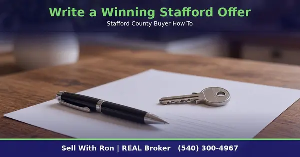 feature image of How to Write a Competitive Offer on a Stafford County Home