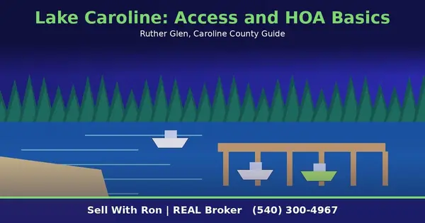 feature image of Lake Caroline Community Guide: Lake Access, HOA Basics and Location