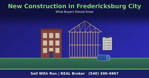 feature image of New Construction Inside Fredericksburg City Limits: What Buyers Should Know