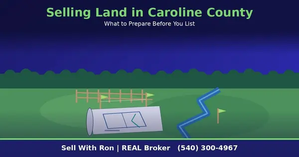 Selling Rural Land or Acreage in Caroline County: What to Prepare