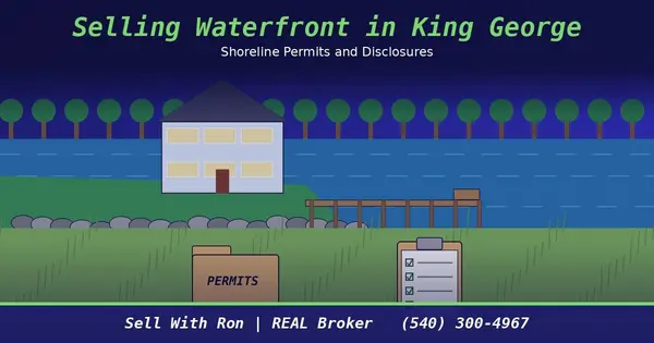 feature image of Selling a Waterfront Home in King George: Shoreline Permits and Disclosures