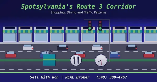feature image of Spotsylvania's Route 3 Corridor: Shopping, Dining and Traffic Patterns
