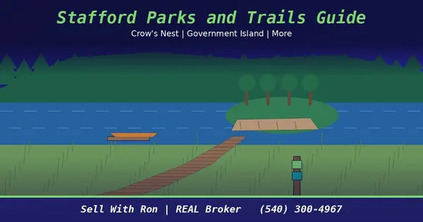 feature image of Stafford Parks and Trails Guide: Crow's Nest, Government Island and More