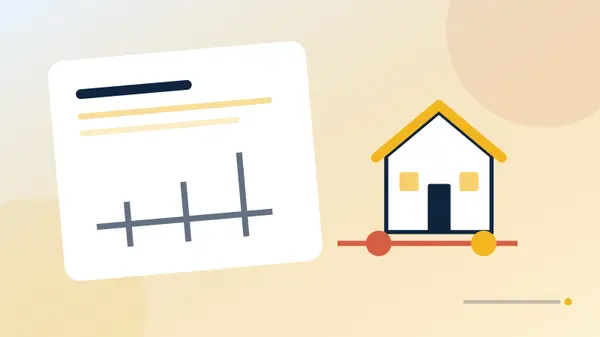 Fredericksburg property assessment records visualized as layered documents, a home, and a comparison scale.