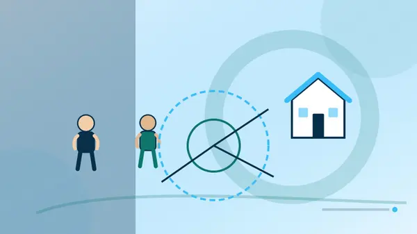 Family and agent mapping a home-service radius for a Spotsylvania property