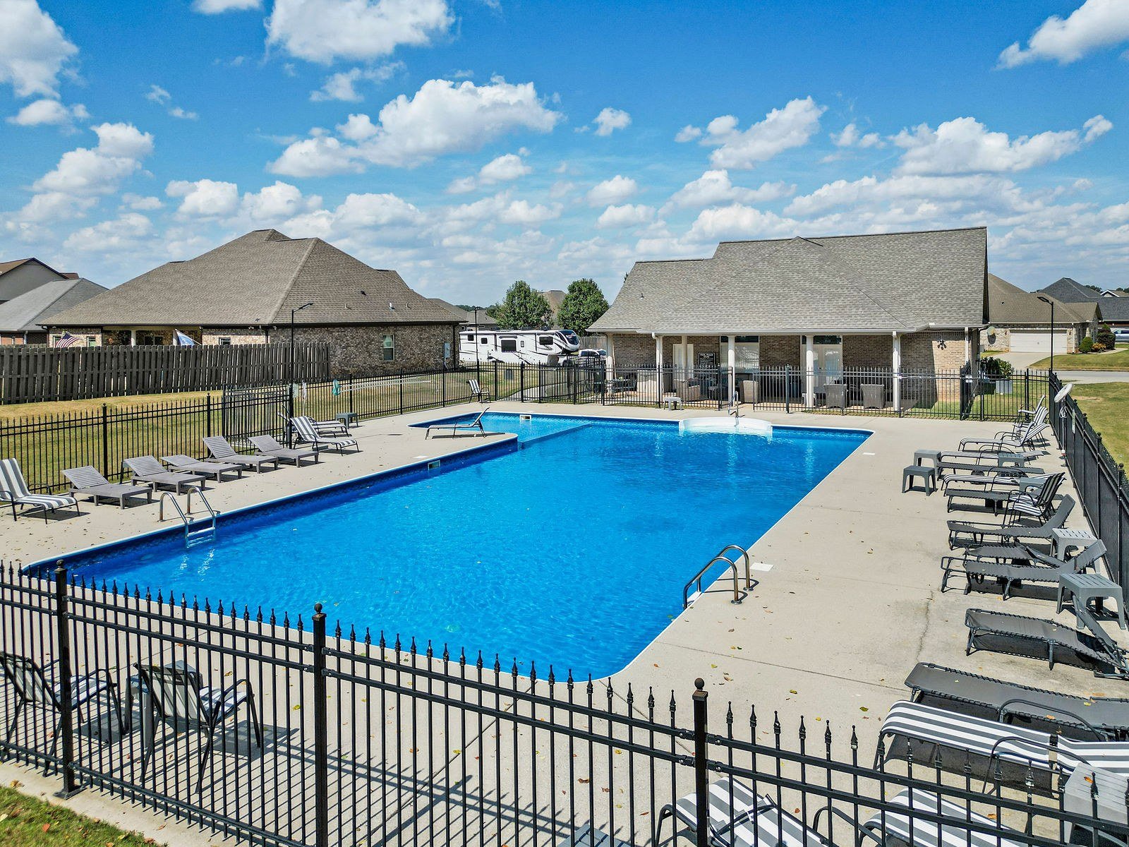 Community pool at Mullins Bend in Meridianville, Alabama