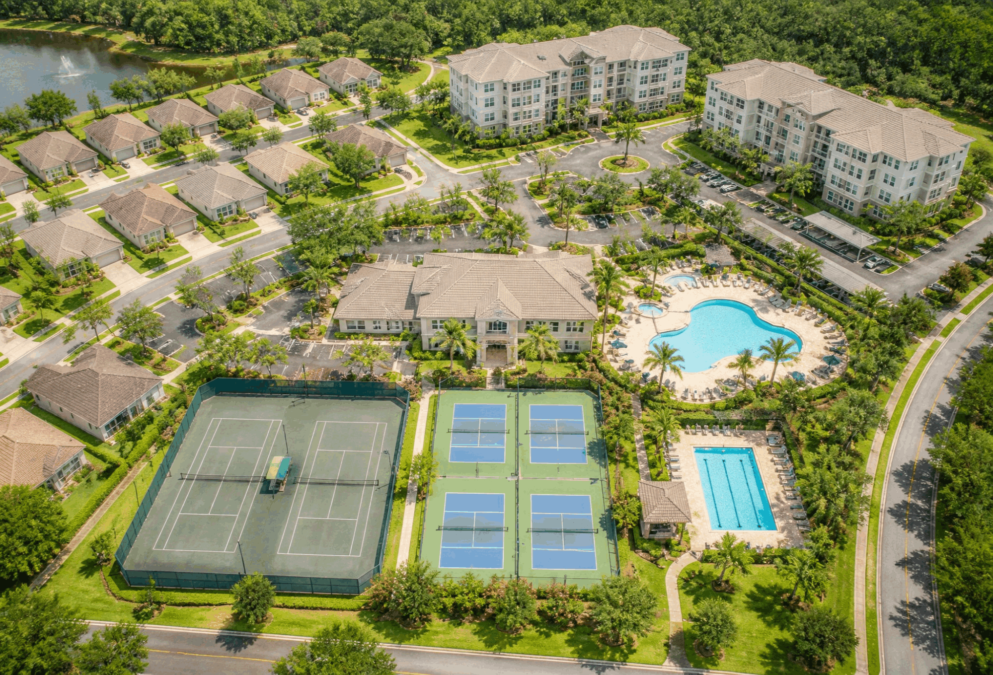 Illustration of people exploring senior living options
