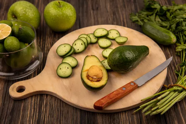 Cucumber Avocado Salad with Lime & Feta