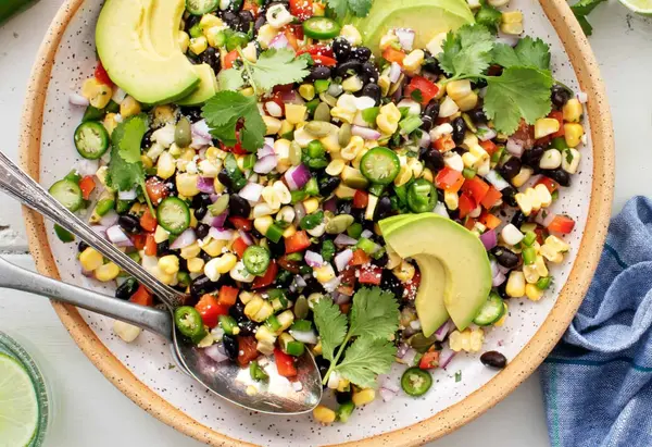 feature image of Zesty Corn &amp; Black Bean Salad: A Crisp and Refreshing Addition to Your Backyard BBQ