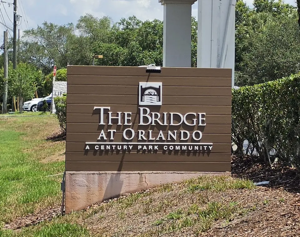 The Bridge at Orlando monument sign