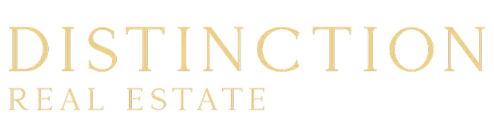 Distinction Real Estate with DRE Logo