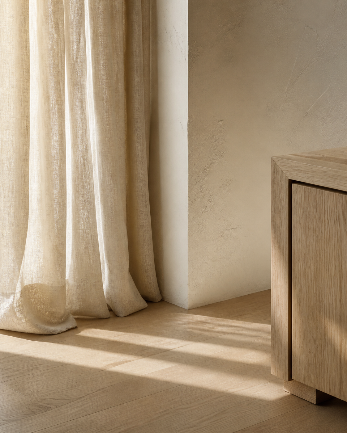 Quiet modern interior detail
