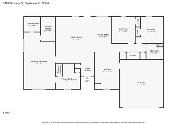 5328 Whitney CT, Crestview, FL 32536