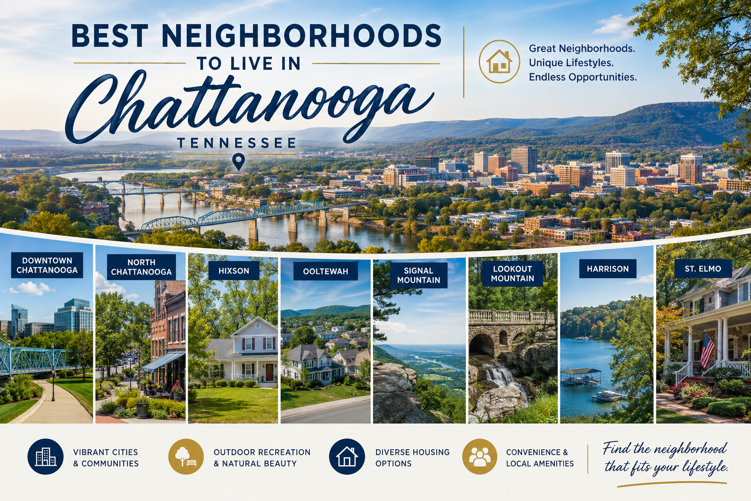 Best Neighborhoods to Live in Chattanooga, TN | Local Guide