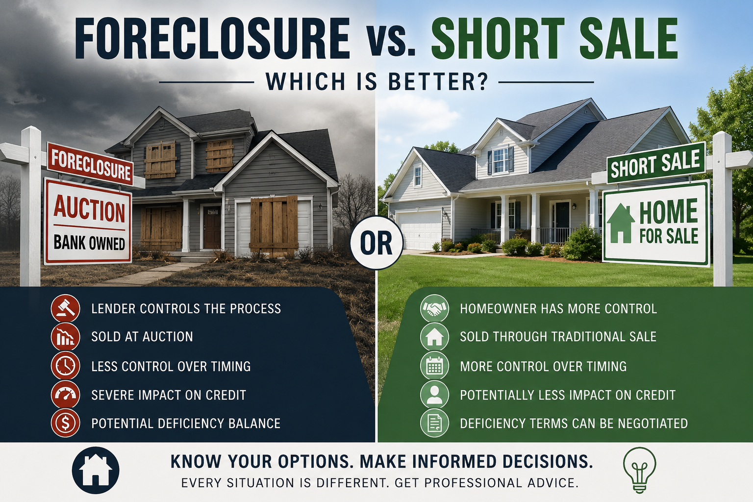 foreclosure vs. short sale