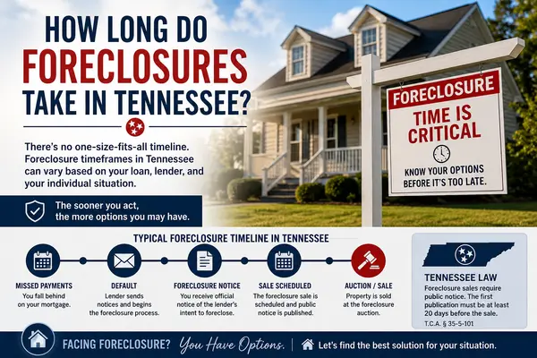 How Long Do Foreclosures Take in Tennessee?