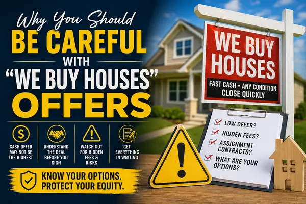 Why You Should Be Careful With “We Buy Houses” Offers