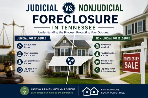 Judicial vs. Nonjudicial Foreclosure in Tennessee