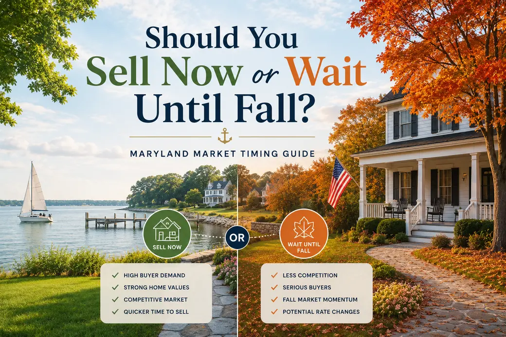 Should You Sell Now or Wait Until Fall? Maryland Market Timing Guide