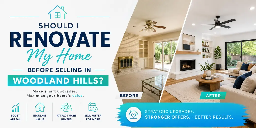 Should I Renovate My Home Before Selling in Woodland Hills?