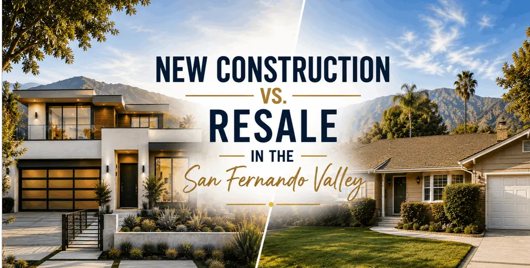 New Construction vs. Resale in the San Fernando Valley — A Complete Market Comparison