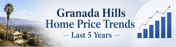 Granada Hills Home Price Trends — Last 5 Years