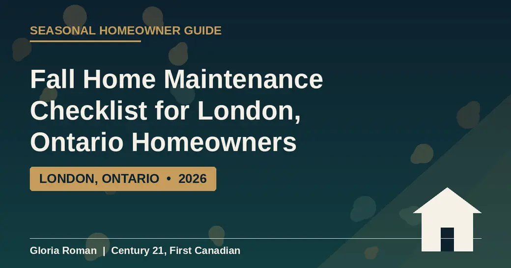 Fall Home Maintenance Checklist for London, Ontario Homeowners (2026)