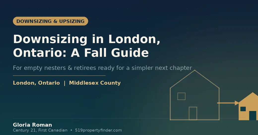 Downsizing in London, Ontario: A Fall Guide for Empty Nesters and Retirees