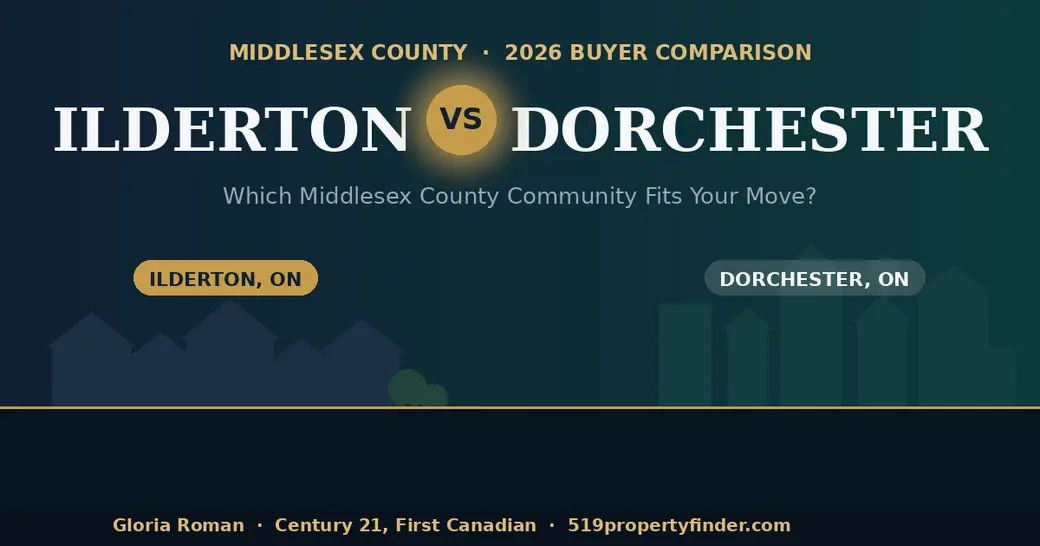Ilderton vs. Dorchester: Comparing Two of Middlesex County's Fastest-Growing Communities Near London in 2026