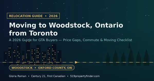 Moving to Woodstock, Ontario from Toronto: A 2026 Relocation Guide