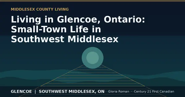 Living in Glencoe, Ontario: Small-Town Life in Southwest Middlesex County,Gloria Roman