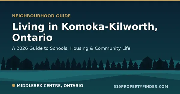 Living in Komoka-Kilworth, Ontario: A 2026 Neighbourhood Guide