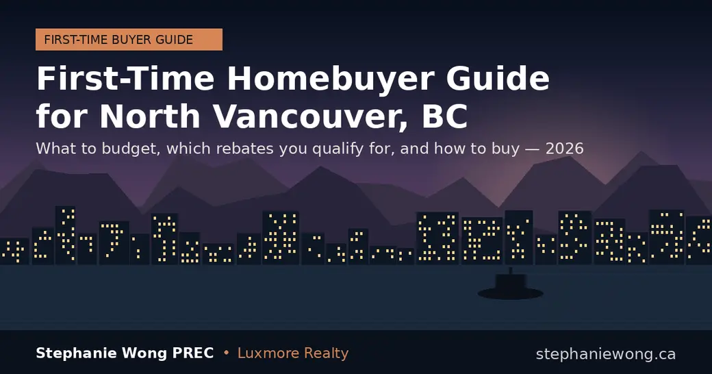 First-Time Homebuyer Guide for North Vancouver, BC (2026)