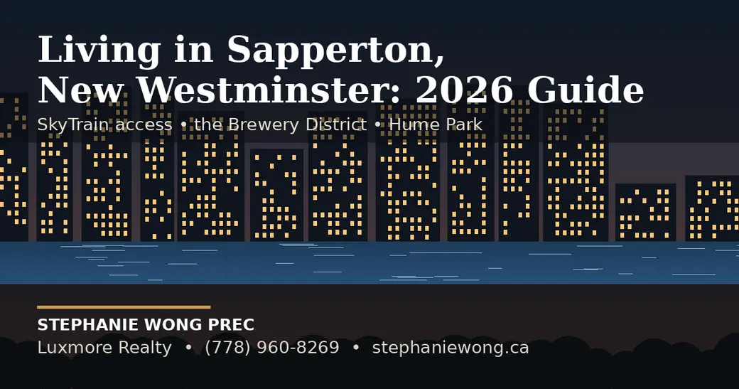 Living in Sapperton, New Westminster BC: Your 2026 Neighbourhood Guide