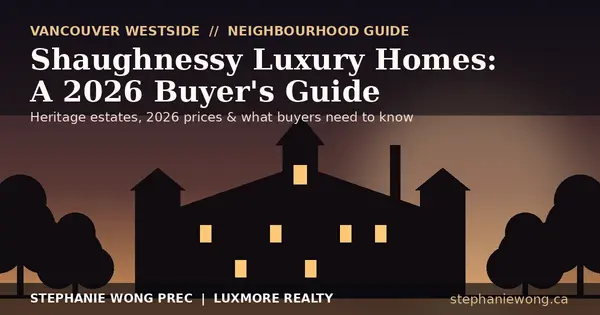 Shaughnessy Vancouver Luxury Homes: A 2026 Buyer's Guide,Stephanie Wong PREC