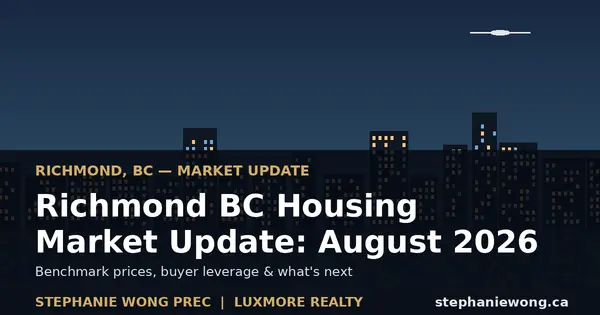 Richmond BC Housing Market Update: August 2026