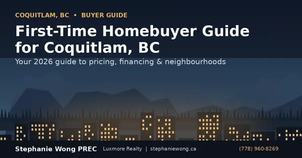 First-Time Homebuyer Guide for Coquitlam, BC in 2026