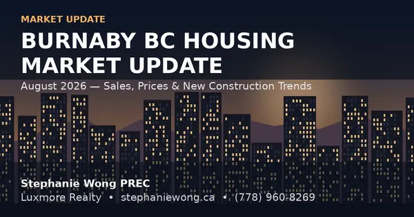 Burnaby BC Housing Market Update: August 2026