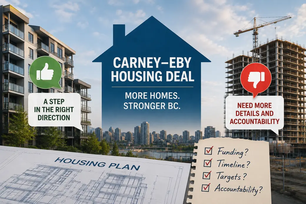 Carney and Eby's BC Housing Plan: What the Condo Conversion Deal Means for Fraser Valley Buyers