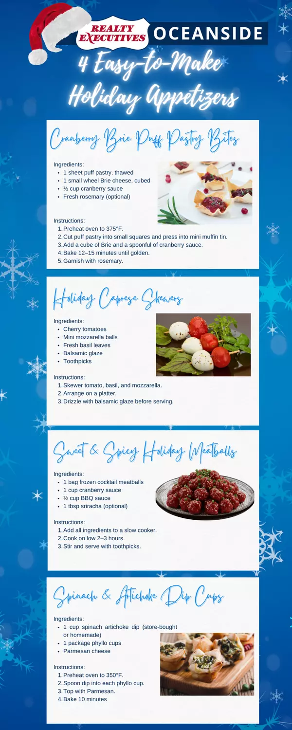Easy-to-Make Holiday Appetizers!
