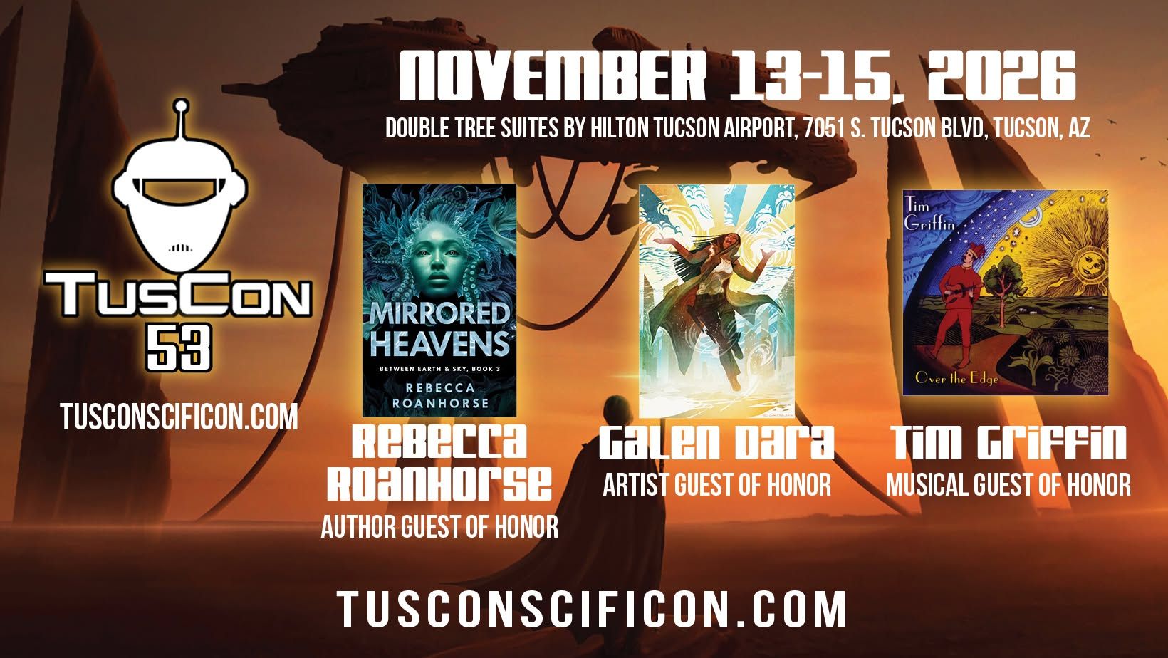 TusCon 53 science fiction fantasy and horror convention in Tucson