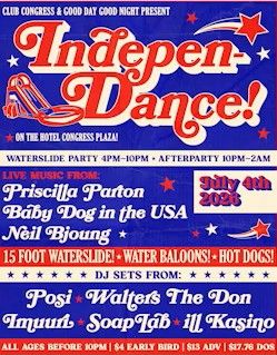 Fourth of July Waterslide Party at Hotel Congress