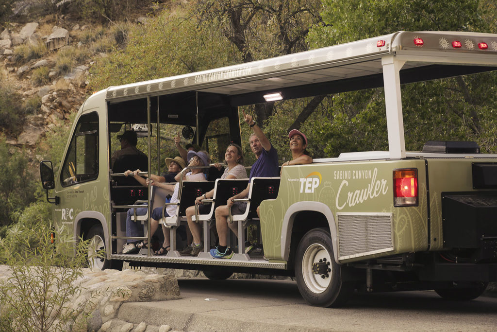 Sabino Canyon Crawler night tours