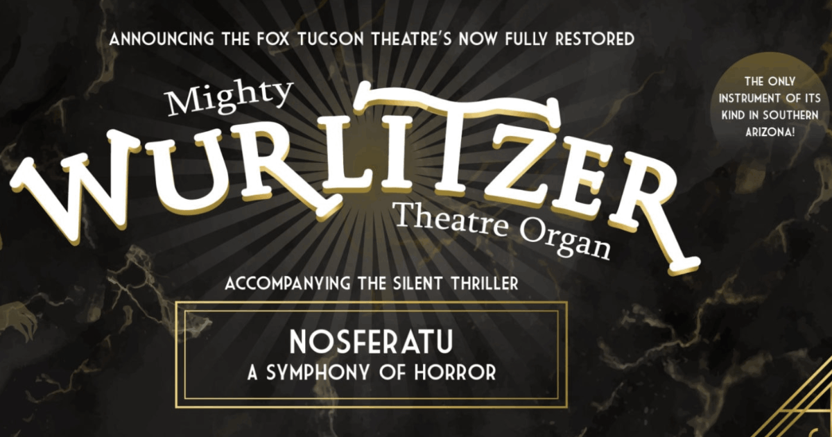 Nosferatu 1922 with the Mighty Wurlitzer Organ at Fox Tucson Theatre