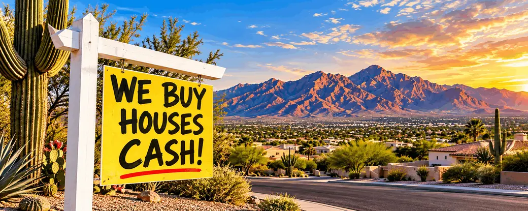 Arizona real estate wholesaler educational graphic explaining cash offers to homeowners