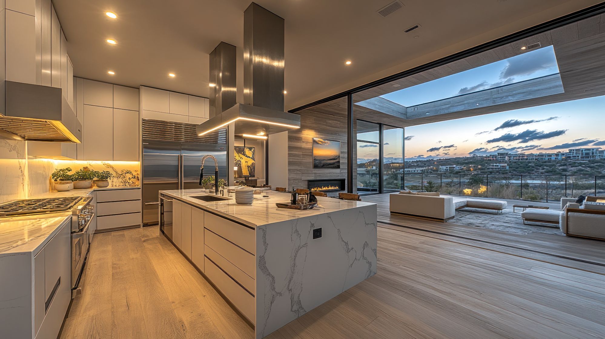 Sunlit kitchen in a Tucson-area home